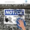 Signmission OSHA Sign, 18" Height, 24" Width, Rigid Plastic, Caution FM-200 System Discharge Alarm Do, Landscape OS-DS-P-1824-L-2280 - alternate 4